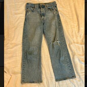 Levi’s ribcage straight ankle jean